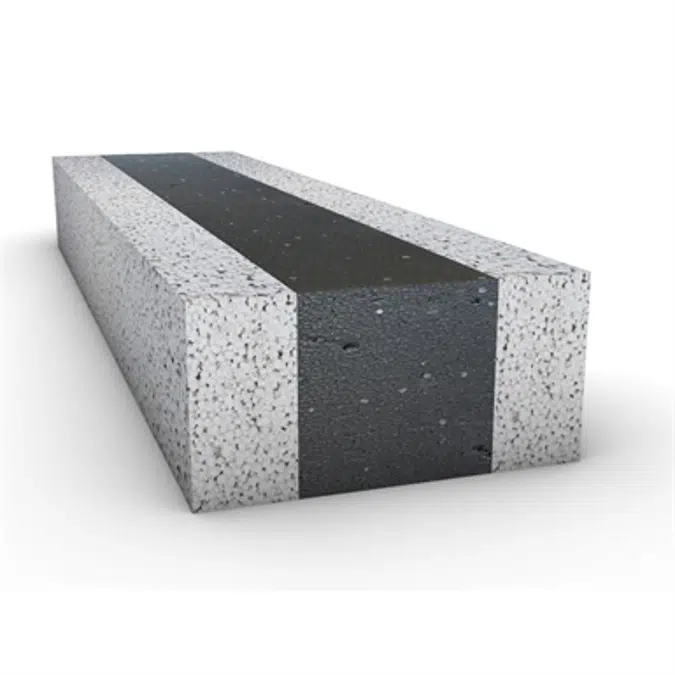 Insulated prefabricated reinforced beam 400