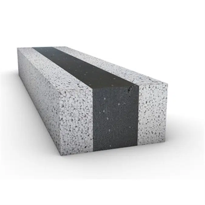 Insulated prefabricated reinforced beam 350