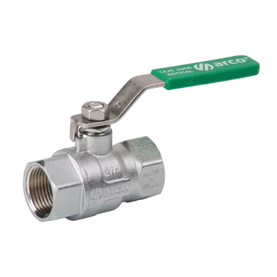 Image for Ball valve PN50 F-F Thread VITAQ Stainless steel Lever handle Green cover - Tajo 2000