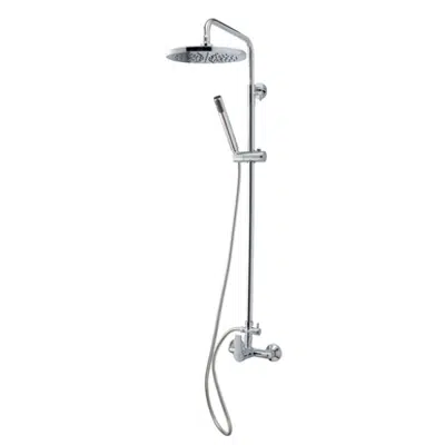 imagem para ALBOS Shower mixer column with 200mm spray