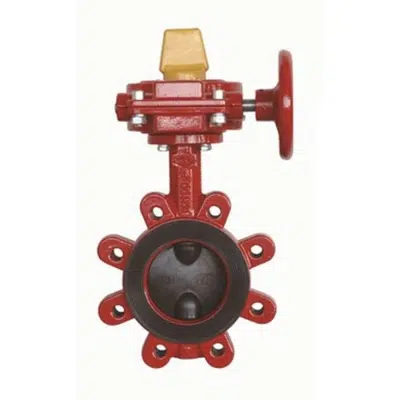 Image pour Lug Butterfly Valve Manually Gear Operated with Tamper Switch - Model 2400-L