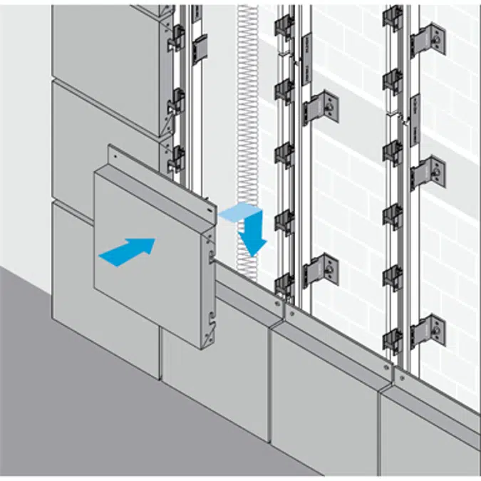 Vertical Cassette (Bravo W) -etalbond VFS