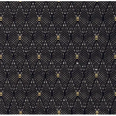 Image for Fabric with Diamond lattice design TACHIBISHI (with gold thread) [ 立菱（金糸入） ]