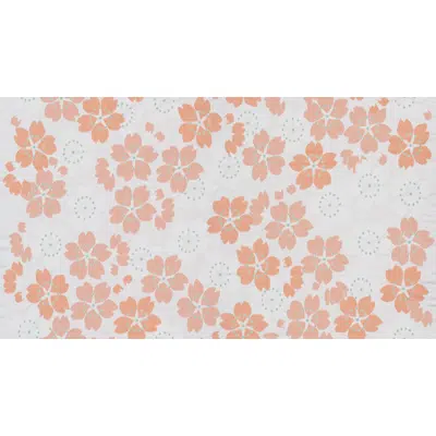 billede til Fabric with Cherry blossom design SAKURA-MON [ 桜文 ]
