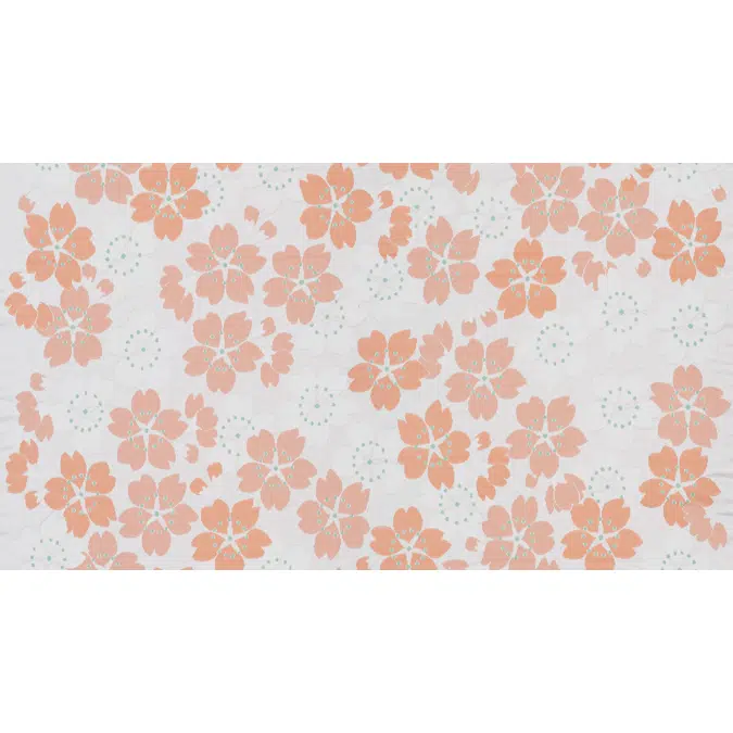 Fabric with Cherry blossom design SAKURA-MON [ 桜文 ]