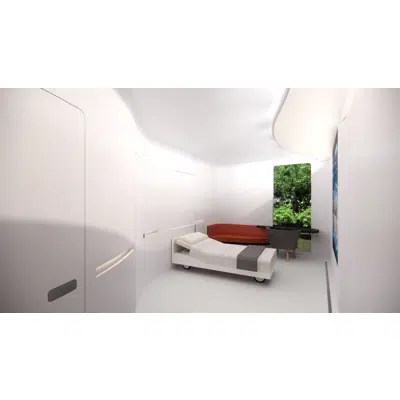 imagen para Futuristic modular hospital