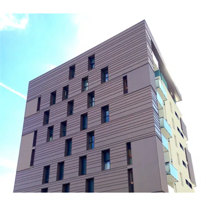 Zinc angle seam cladding