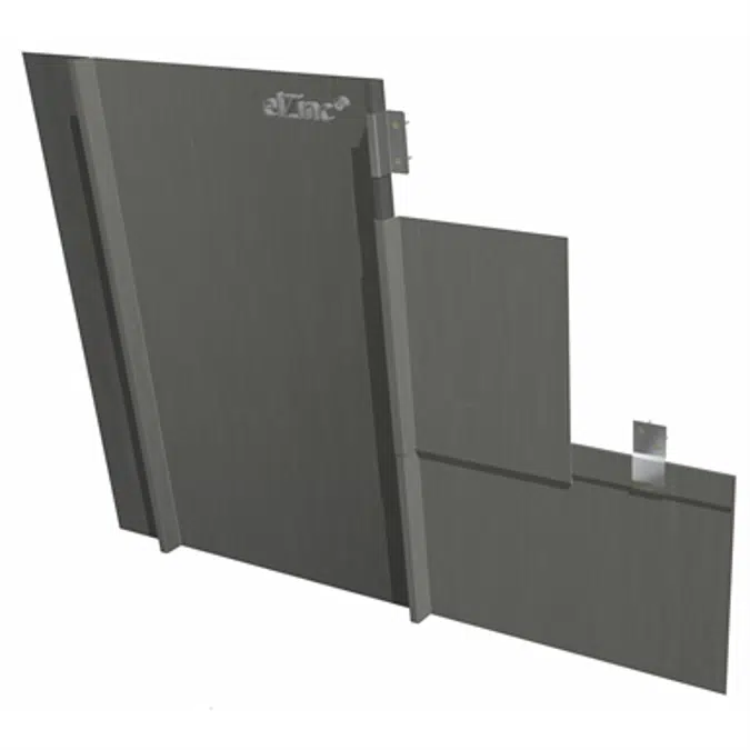 Zinc angle seam cladding