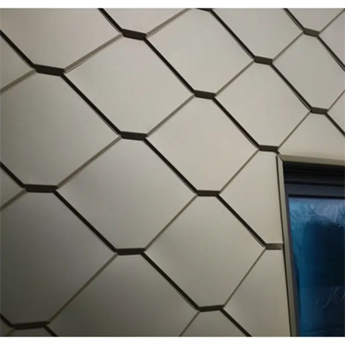 Zinc square tile