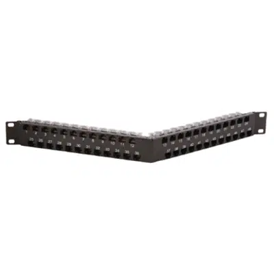 kép a termékről - UDX Super High-Density Patch Panel, 48 Port, Angled