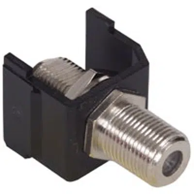 Image for SFFXX -- AV Connector, F-Type Coupler Bulkhead F/F, Almond