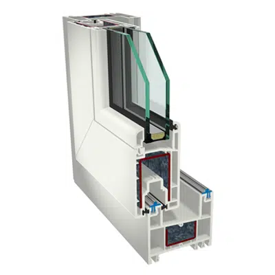 Image for 2-leaf sliding system GEALAN S8000