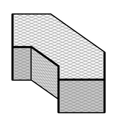 imagen para Codo CLIMAVER rectangular biselado