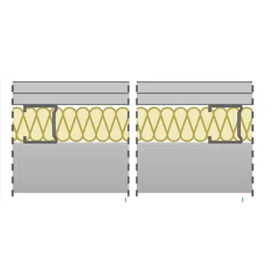 billede til Trasdosado Isover-Placo® 115(90) 2xBA13+90LM c 600