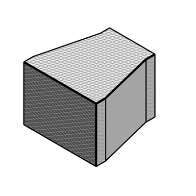 Image pour CLIMAVER Rectangular Reducer to one lateral face in U  