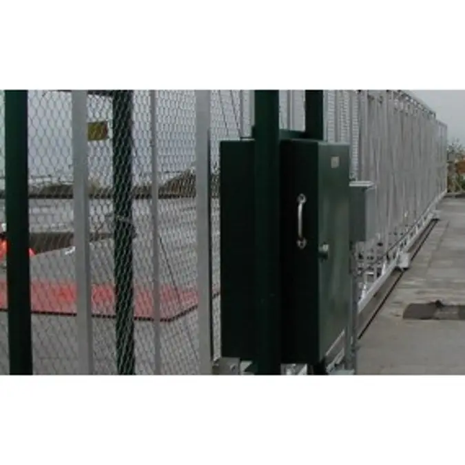 BIM objects - Free download! TYM-VS-TBF Telescoping Box Frame Gate and ...