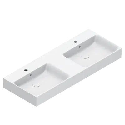 billede til Premium 120X47 Double-Sink Wash basin