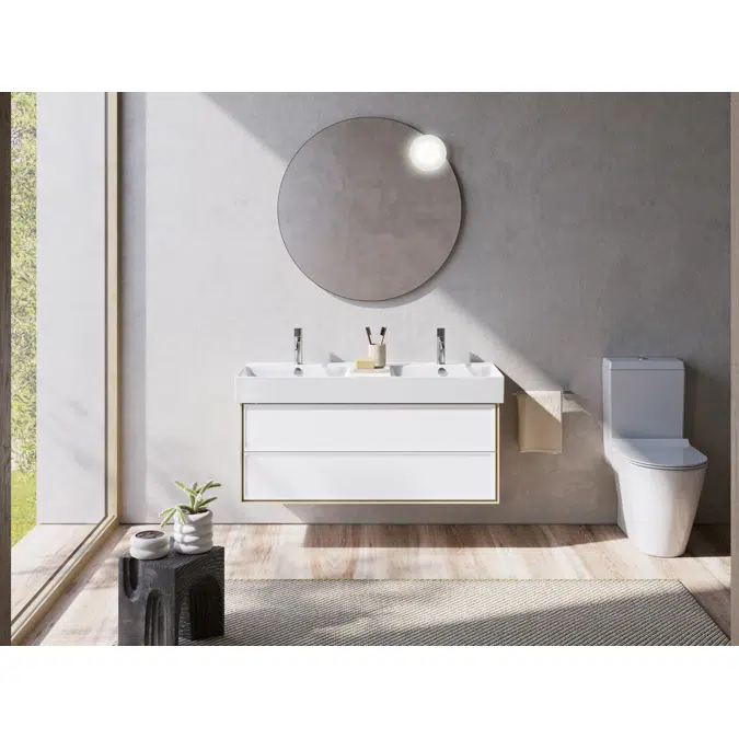 Premium 120X47 Double-Sink Wash basin