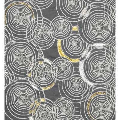 kuva kohteelle Fabric with Swirl design UZUMAKI [ 渦巻き ]