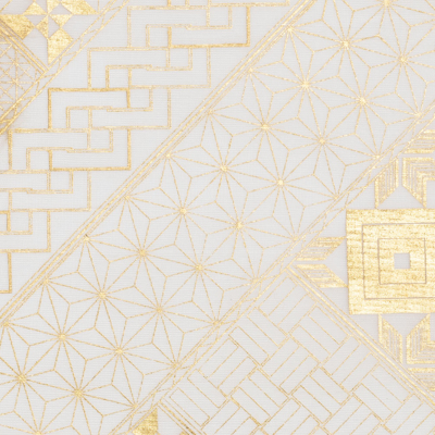 kuva kohteelle Fabric with Marquetry combines design KIRIKANEYOSEGIZAIKU [ 截金寄木細工 ]