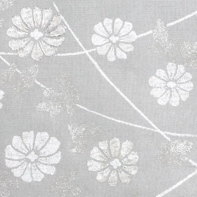 Fabric with Small chrysanthemum design KOGIKU [ 小菊 ]