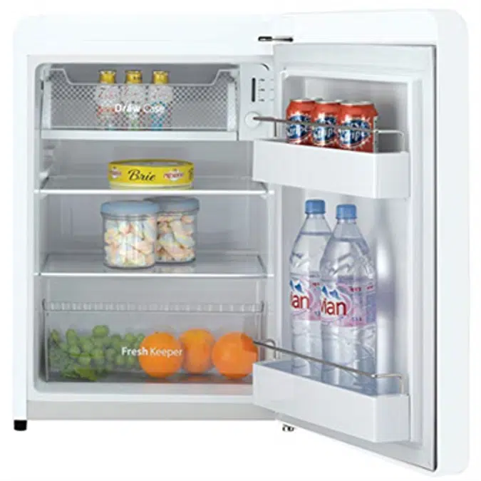 Daewoo FR-028RCNW Retro Compact Refrigerator