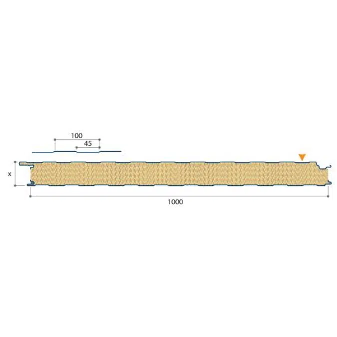 JI Vulcasteel Wall 1000SF (Liner profile)