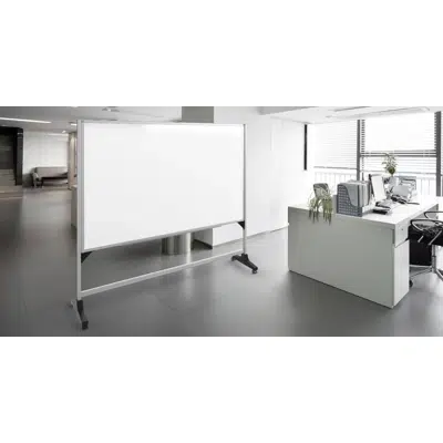 Roll-Around™ Magnetic Whiteboard Stand图像