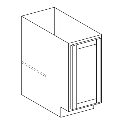 Base Cabinet - Single Door - 24" Deep için görüntü