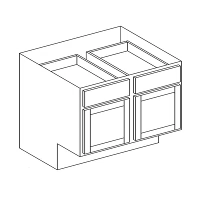 imazhi i Universal Design - Base Cabinet - Double Door, Two Drawer - 24" Deep