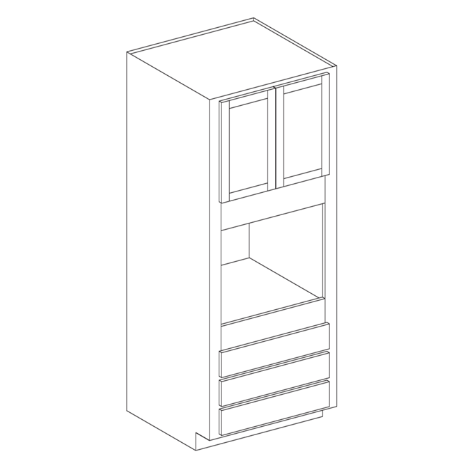 Bim Objects - Free Download! Oven Cabinet - 24