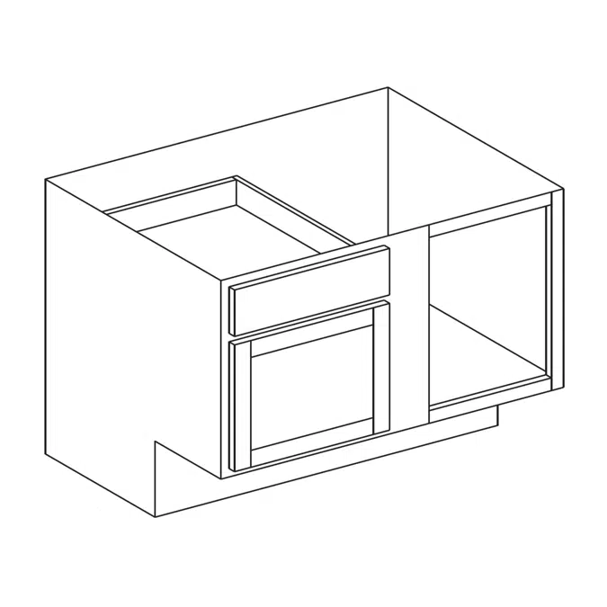 Universal Design - Base Cabinet - Corner - 24" Deep