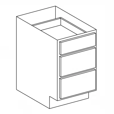 Image pour Base Cabinet - Three Drawer - 24" Deep