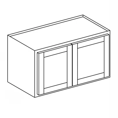 afbeelding voor Wall Cabinet - 12" - 15" High - 12" Deep