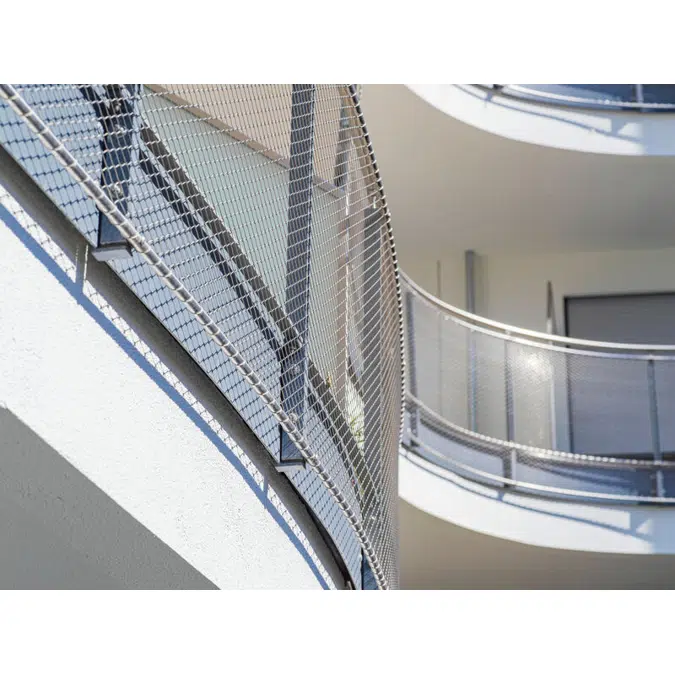 X-TEND balustrade in-fill with border tubes