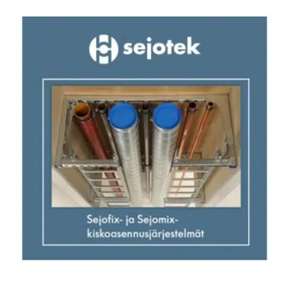 Image for Sejotek: Schedule over Sejofix and Sejomix-rail systems