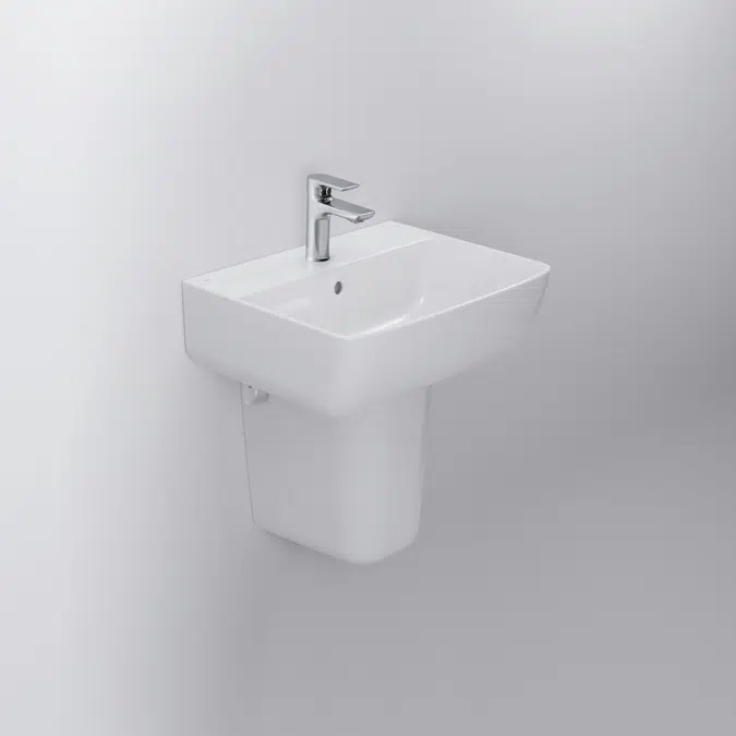 INAX S200 WH basin, 1 hole CL0312F1-6DFF0