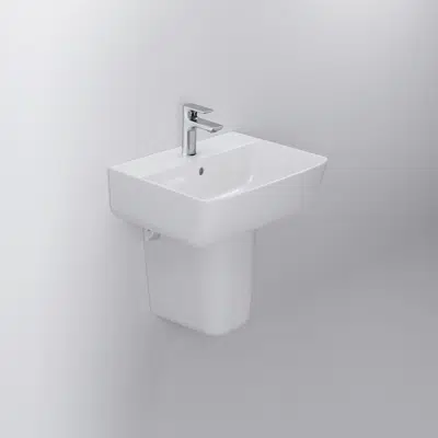 Image for INAX S200 WH basin, 1 hole, Aqua CL0312F1-6DFF0-A