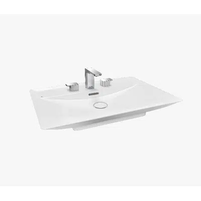 Image for INAX CERAFINE Vessel Basin w/ Deck - Square CLS630F1-6DF00-A