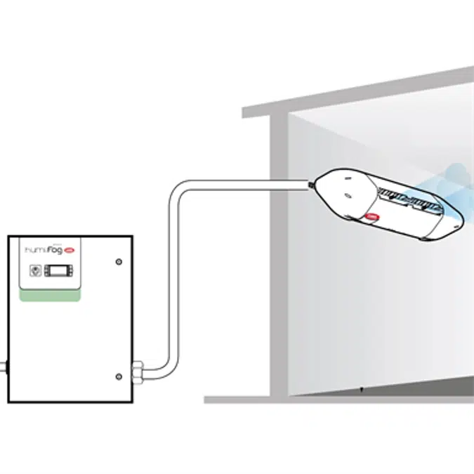 humiFog direct in room Adiabatic high pressure humidifier