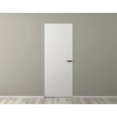 imazhi i Inwards opening I-frame for hidden frame installation with flush door