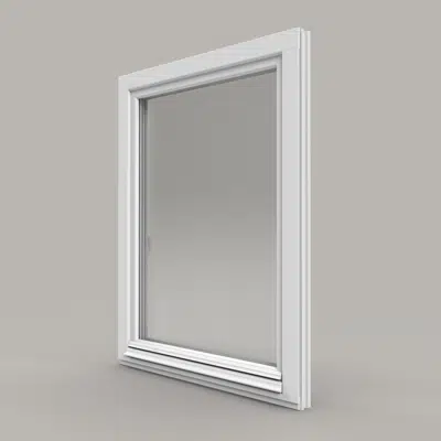 Inwards opening Wooden window with wooden profile Culture图像