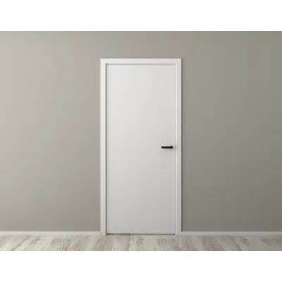 Interior door with E-frame straight图像