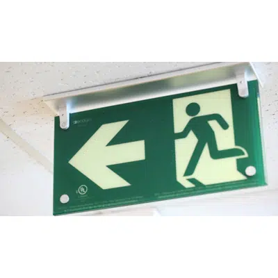 billede til RM Architectural Series Exit Signs - 75 Ft. Rated Visibility