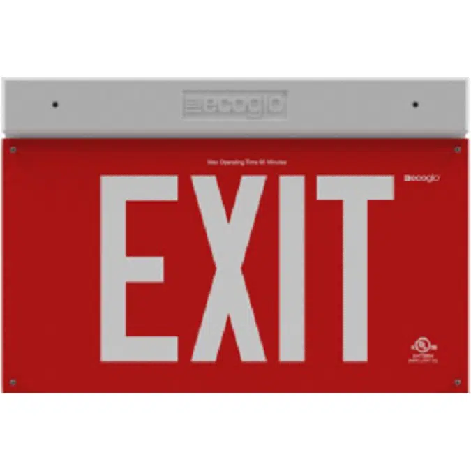 EXH Hybrid LED-Luminescent Exit Signs