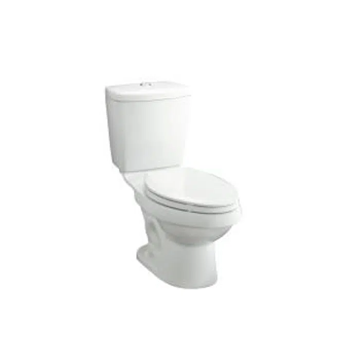 Karsten® Luxury Height® 12" Rough-In Toilet with Dual Force® Flushing Technology