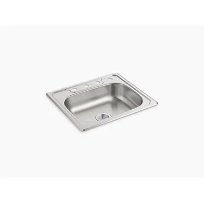 Image pour McAllister ® Top-Mount Single-Bowl Kitchen Sink, 25" x 22" x 6" 