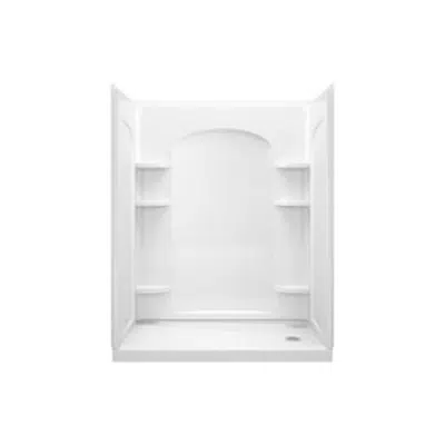 Ensemble™, Series 7218, 60" x 32" Right-Hand Shower with Age in Place Backers图像