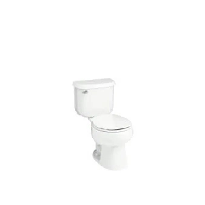 Windham™ 12" Rough-In Round-Front Toilet with Pro Force® Technology