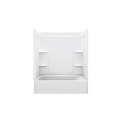 Image for Ensemble™ Medley™, Series 7137, 60" x 30" x 73" Bath/Shower with Left-hand Drain